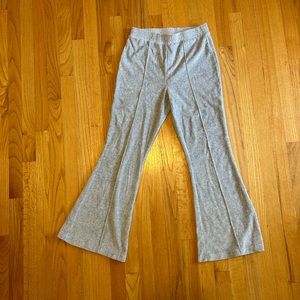 Aerie Groove-On Ribbed Velour Flare Pants